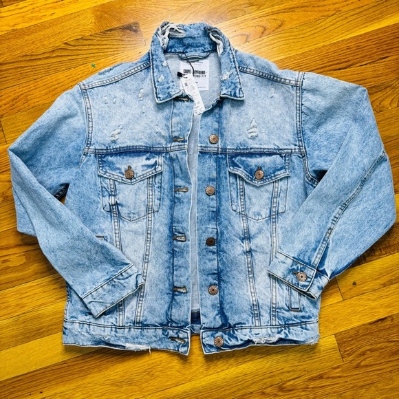 Garage Jackets & Blazers - Distressed Denim Jacket